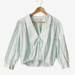 Zara Blouse with Statement Collar